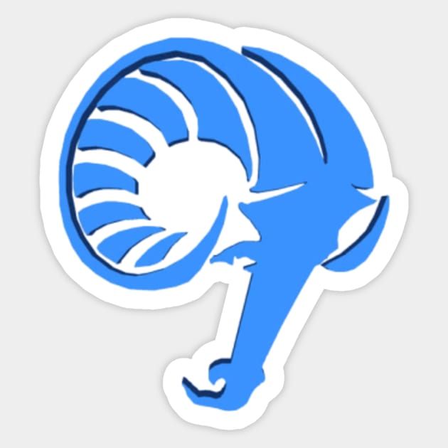 Rhody Rams Sticker by Rosemogo